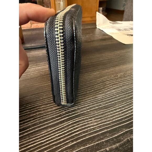 Michael Kors Jet Set Travel Black Continental Long Wallet Wristlet - Picture 4 of 9